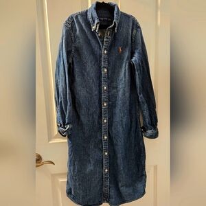 Ralph Lauren Jeans Midi dress button down